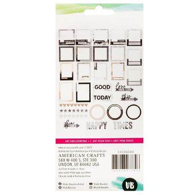 Vicki Boutin Bold And Bright Paperboard Frames-30 Pieces Image 1