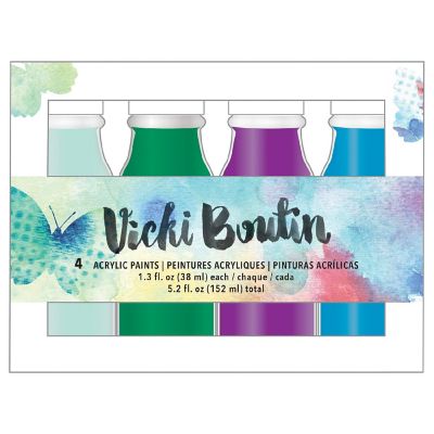 Vicki Boutin Mixed Media Acrylic Paint 1.7oz 4/Pkg-Set 2 Image 1