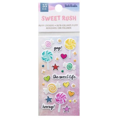 Vicki Boutin Sweet Rush Mini Puffy Stickers 55/Pkg Image 1