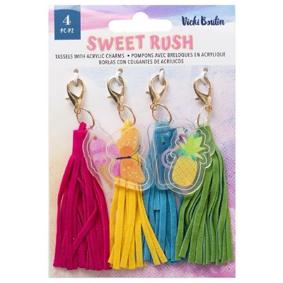 Vicki Boutin Sweet Rush Tassels 4/Pkg-4 Pieces Image 1