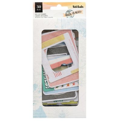 Vicki Boutin Where To Next Paperboard Frames-30 Pieces Image 1
