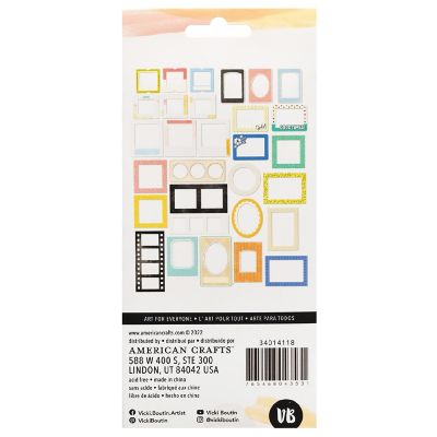 Vicki Boutin Where To Next Paperboard Frames-30 Pieces Image 1