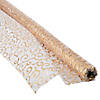 Victorian Gold Printed Fabric Roll Image 1