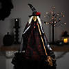 Victorian Style Witch with Broom Halloween Figure - 18&quot; Image 2