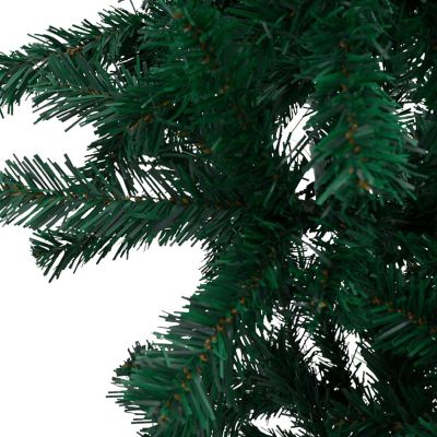 vidaXL 5' Green Upside-down Artificial Christmas Tree with Stand Image 3