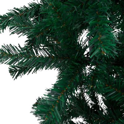 vidaXL 6' Green Upside-down Artificial Christmas Tree with Stand Image 3