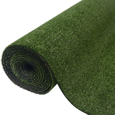 vidaXL Artificial Grass 4.9'x49.2'/0.3-0.4" Green" Image 1