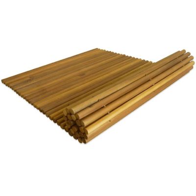 vidaXL Bath Mat Acacia Wood 31.5"x19.7" Image 1