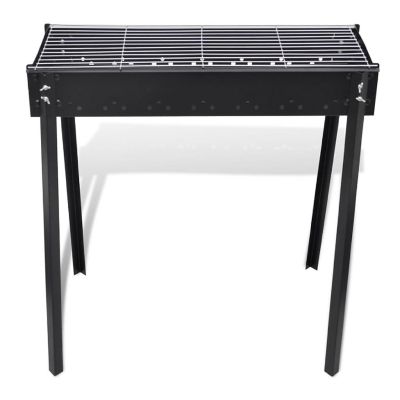 vidaXL BBQ Stand Charcoal Barbecue Square 30" x 11" Image 2