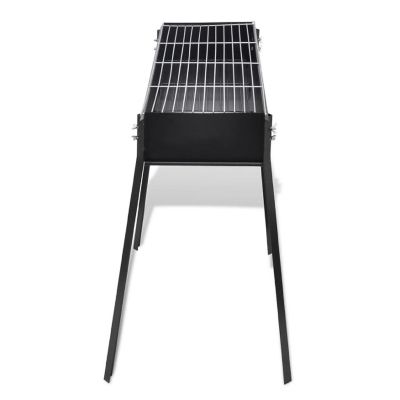 vidaXL BBQ Stand Charcoal Barbecue Square 30" x 11" Image 3