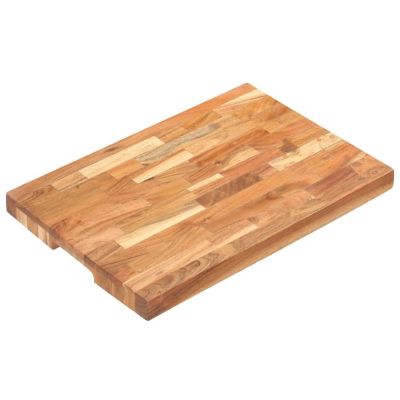 vidaXL Chopping Board 19.7"x13.8"x1.6" Solid Wood Acacia Image 1