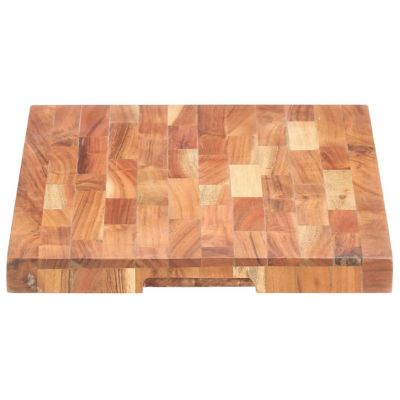 vidaXL Chopping Board 19.7"x13.8"x1.6" Solid Wood Acacia Image 2