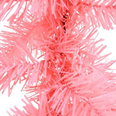 vidaXL Christmas Garland with LED Lights 33 ft Pink Image 3