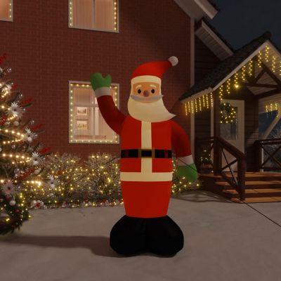 vidaXL Christmas Inflatable Santa Claus with LEDs 145.7" Image 1