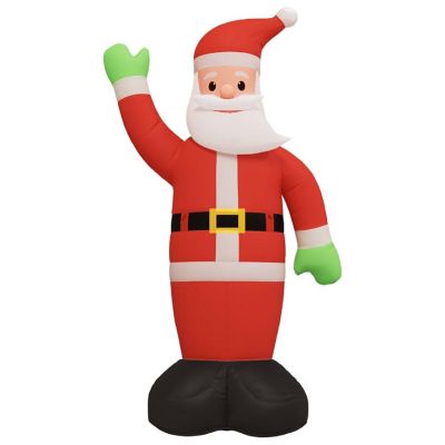 vidaXL Christmas Inflatable Santa Claus with LEDs 145.7" Image 3
