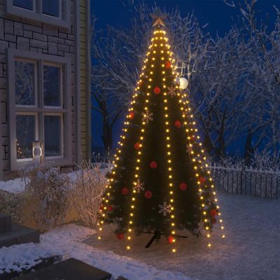 vidaXL Christmas Tree Net Lights with 300 LEDs 118.1" Image 1