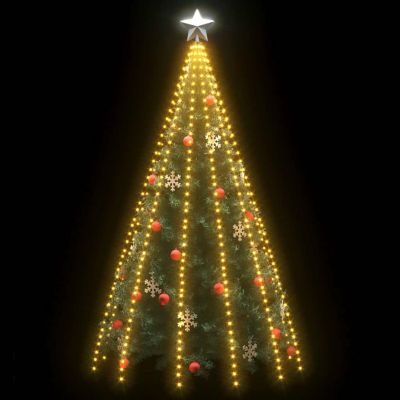 vidaXL Christmas Tree Net Lights with 500 LEDs 196.9" Image 3