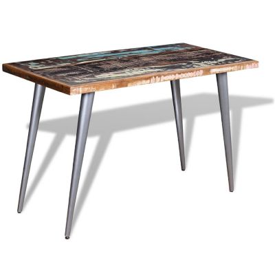 vidaXL Dining Table Solid Reclaimed Wood 47.2"x23.6"x30" Image 2