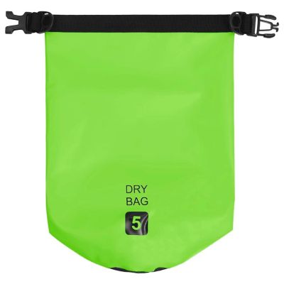 vidaXL Dry Bag Green 1.3 gal PVC Image 2