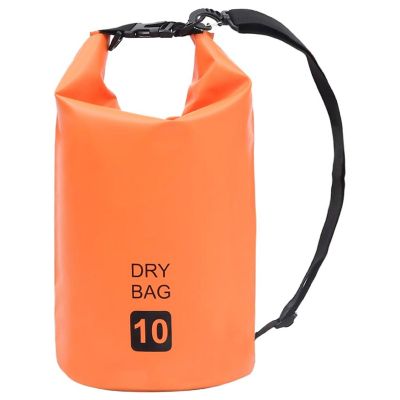 vidaXL Dry Bag Orange 2.6 gal PVC Image 1
