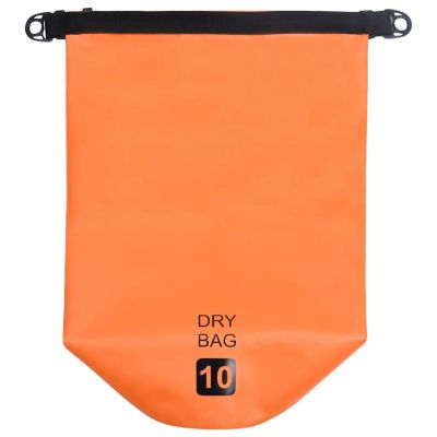 vidaXL Dry Bag Orange 2.6 gal PVC Image 1