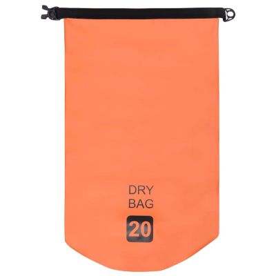 vidaXL Dry Bag Orange 5.3 gal PVC Image 1