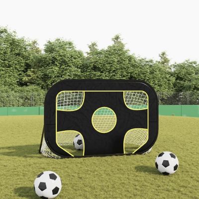 vidaXL Football Goal Net with Target 47.2"x31.5"x31.5" Polyester Image 1