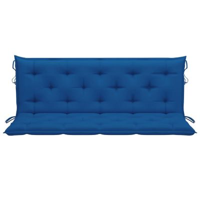 vidaXL Garden Bench Cushions 2pcs Blue 59.1"x19.7"x2.8" Oxford Fabric Image 3