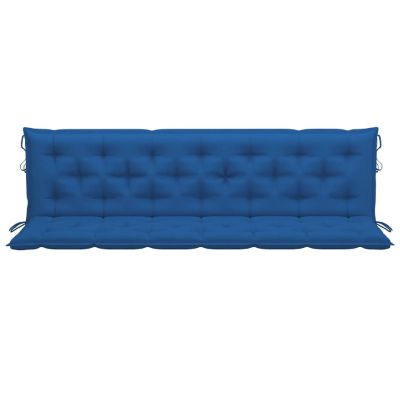 vidaXL Garden Bench Cushions 2pcs Blue 78.7"x19.7"x2.8" Oxford Fabric Image 2