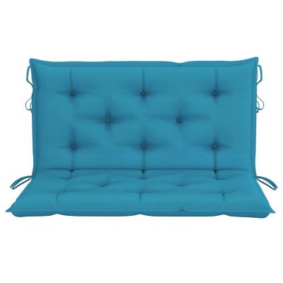 vidaXL Garden Bench Cushions 2pcs Light Blue 39.4"x19.7"x2.8" Oxford Fabric Image 2