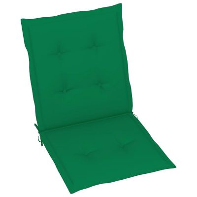vidaXL Garden Lowback Chair Cushions 2 pcs Green 39.4"x19.7"x1.2" Oxford Fabric Image 3