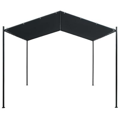 vidaXL Gazebo Pavilion Tent Canopy 9.8ft x9.8ft Steel Anthracite Image 3