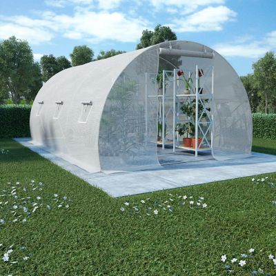 vidaXL Greenhouse145.3 ft&#178; 177.2"x118.1"x78.7" Image 1