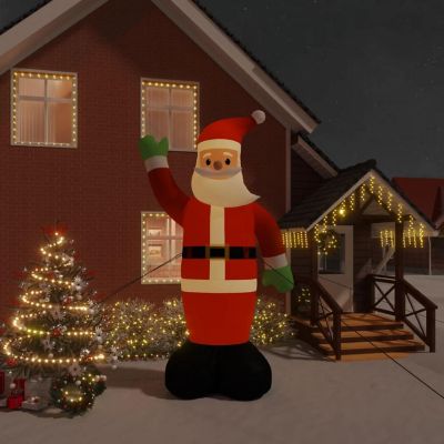 vidaXL Inflatable Santa Claus with LEDs 16 ft Image 1