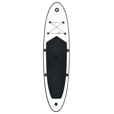 vidaXL Inflatable Stand Up Paddle Board Set Black and White paddleboard Image 3