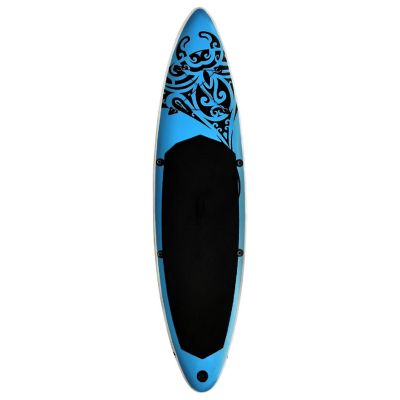 vidaXL Inflatable Stand Up Paddleboard Set 126"x29.9"x5.9" Blue Image 2