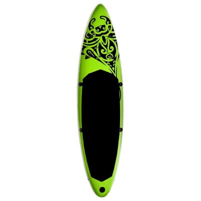 vidaXL Inflatable Stand Up Paddleboard Set 126"x29.9"x5.9" Green Image 3