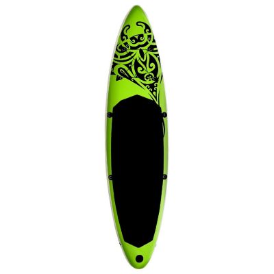 vidaXL Inflatable Stand Up Paddleboard Set 144.1"x29.9"x5.9" Green Image 3