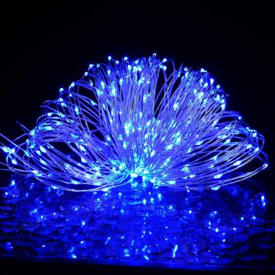 vidaXL LED String with 150 LEDs Blue 49.2' Image 2