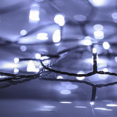 vidaXL LED String with 300 LEDs Cold White 98.4' PVC Image 3