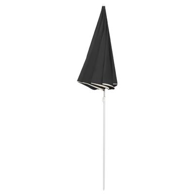 vidaXL Outdoor Parasol with Steel Pole Anthracite 70.9" beach parasol Image 2