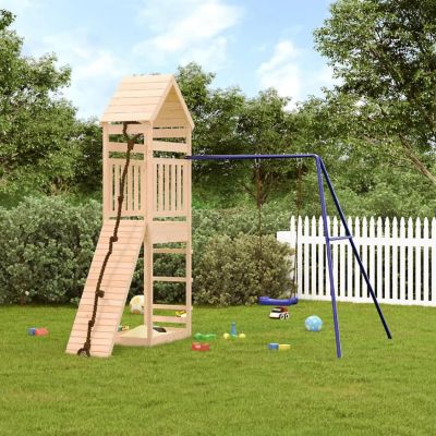 vidaXL Outdoor Playset Solid Wood Pine Image 1