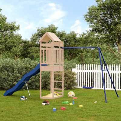 vidaXL Outdoor Playset Solid Wood Pine Image 1