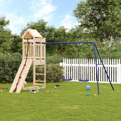 vidaXL Outdoor Playset Solid Wood Pine Image 1