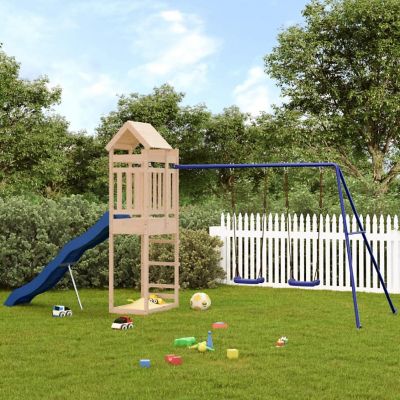 vidaXL Outdoor Playset Solid Wood Pine Image 1