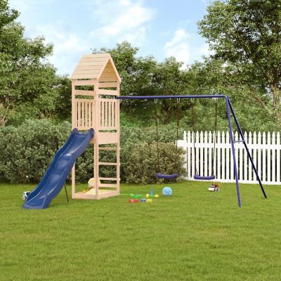 vidaXL Outdoor Playset Solid Wood Pine Image 1