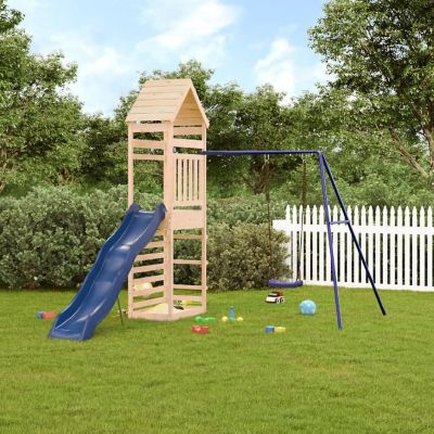 vidaXL Outdoor Playset Solid Wood Pine Image 1