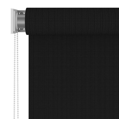 vidaXL Outdoor Roller Blind 55.1"x90.6" Black Image 3