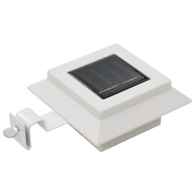 vidaXL Outdoor Solar Lamps 6 pcs LED Square 4.7" White Image 3