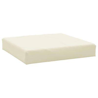 vidaXL Pallet Cushion Cream 23.6"x23.6"x3.1" Oxford Fabric Image 1
